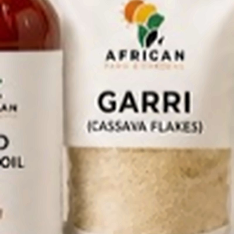 African Farm & Gardens Garri (Cassava Flakes) 1kg pack